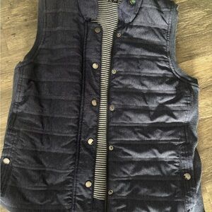 Women's Black Quilted Vest
